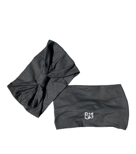 Black Knotted Turban